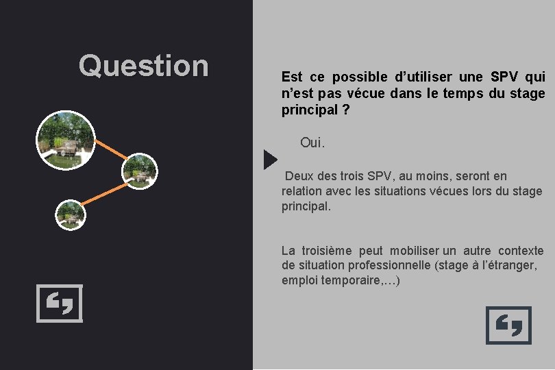 Question Est ce possible d’utiliser une SPV qui n’est pas vécue dans le temps