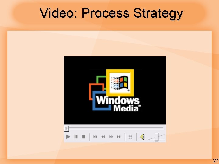 Video: Process Strategy 27 