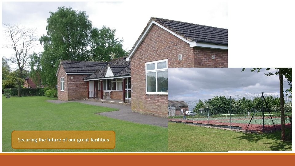 Securing the future of our great facilities 