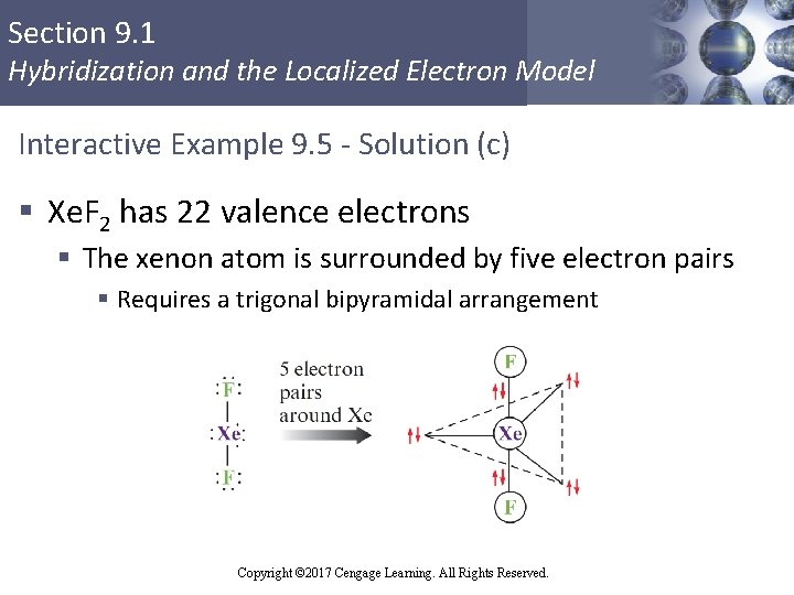 Section 9. 1 Hybridization and the Localized Electron Model Interactive Example 9. 5 -