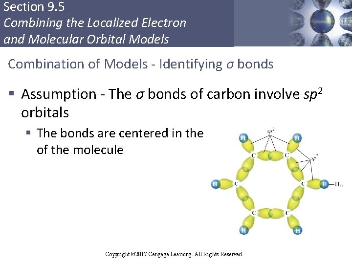 Section 9. 5 Combining the Localized Electron and Molecular Orbital Models Combination of Models