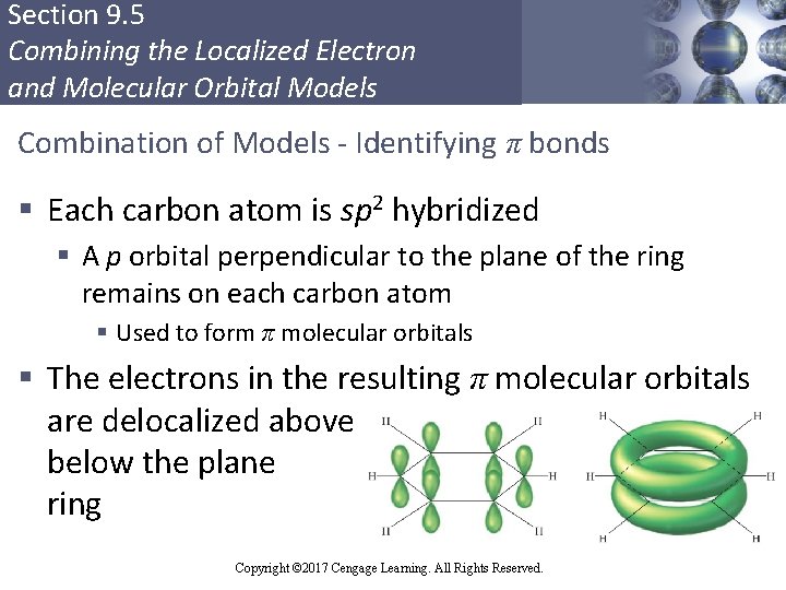 Section 9. 5 Combining the Localized Electron and Molecular Orbital Models Combination of Models