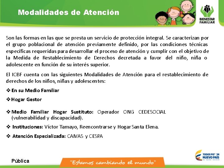 Modalidades de Atención Son las formas en las que se presta un servicio de Modalidades de Atención Son las formas en las que se presta un servicio de