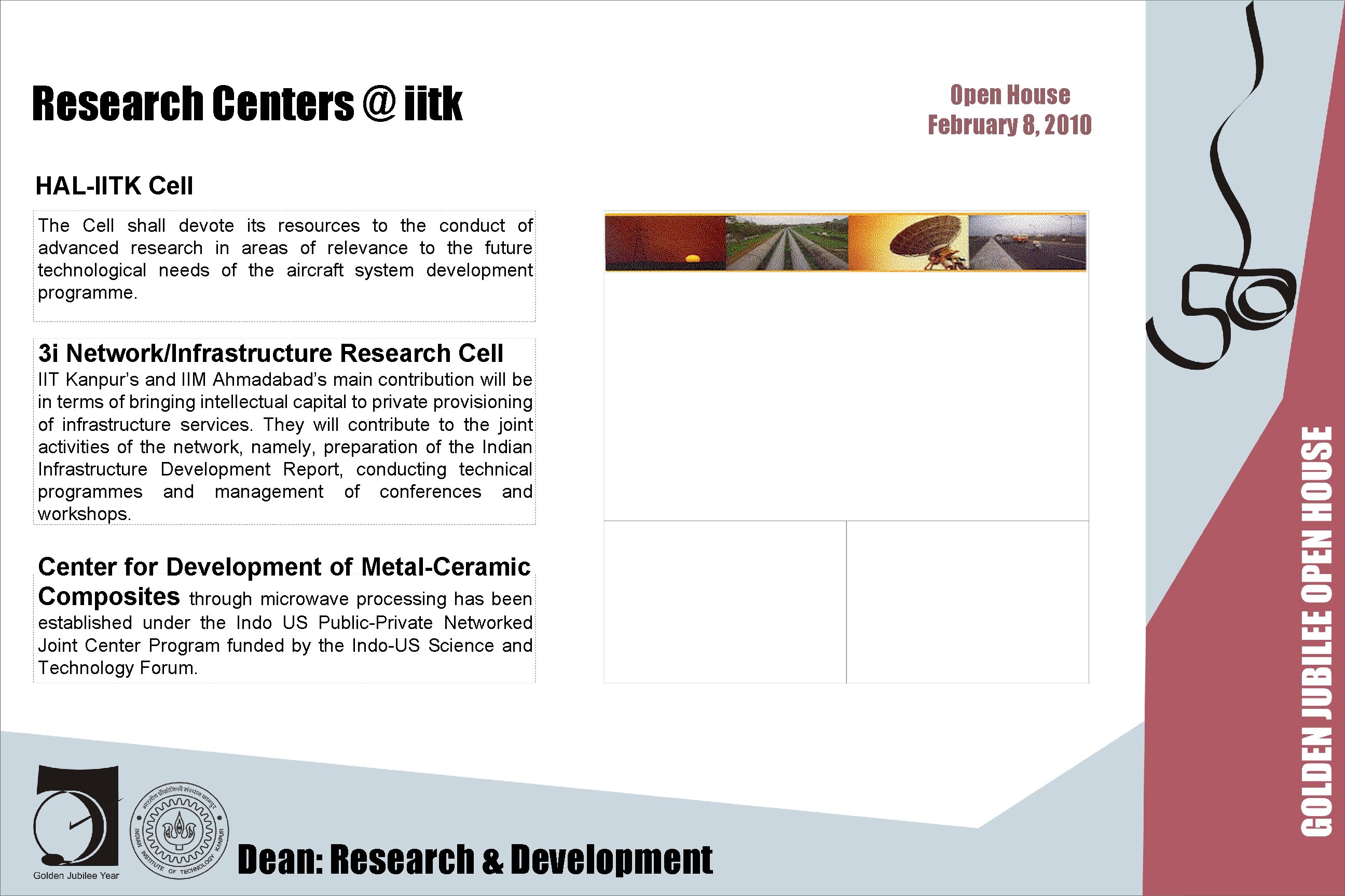 Research Centers @ iitk HAL-IITK Cell The Cell shall devote its resources to the