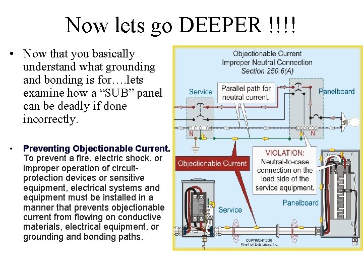 Now lets go DEEPER !!!! • Now that you basically understand what grounding and