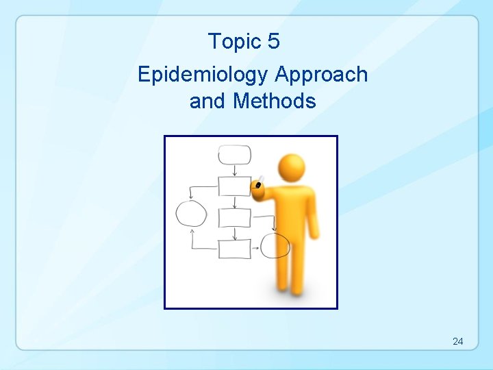 Topic 5 Epidemiology Approach and Methods 24 