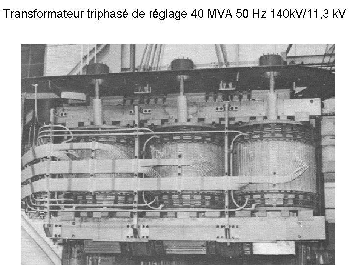 Transformateur triphasé de réglage 40 MVA 50 Hz 140 k. V/11, 3 k. V
