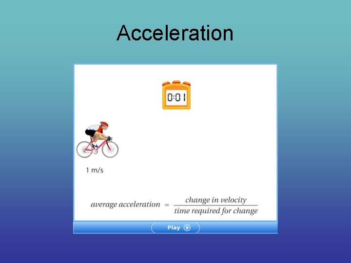 Acceleration 