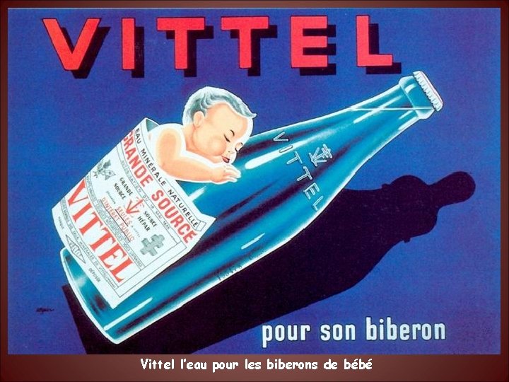 Vittel l’eau pour les biberons de bébé 