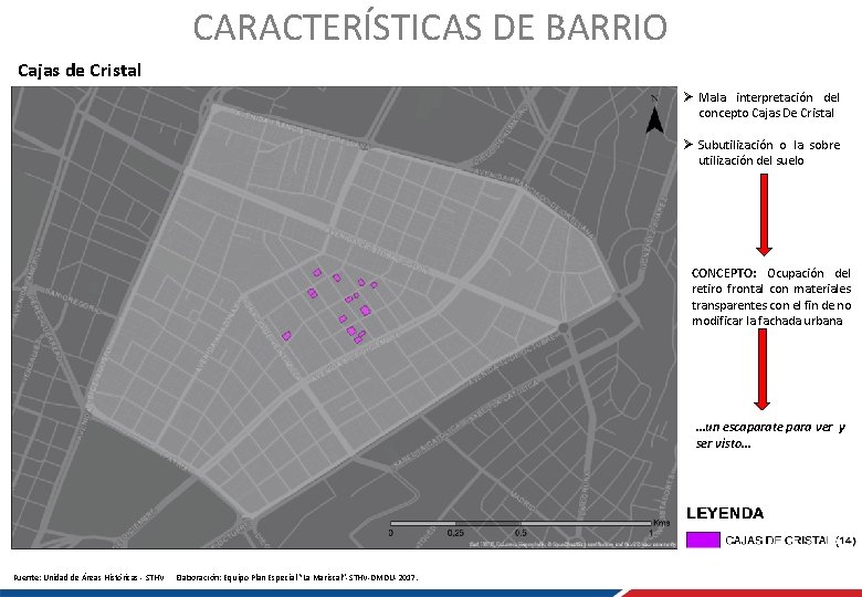 CARACTERÍSTICAS DE BARRIO Cajas de Cristal Ø Mala interpretación del concepto Cajas De Cristal