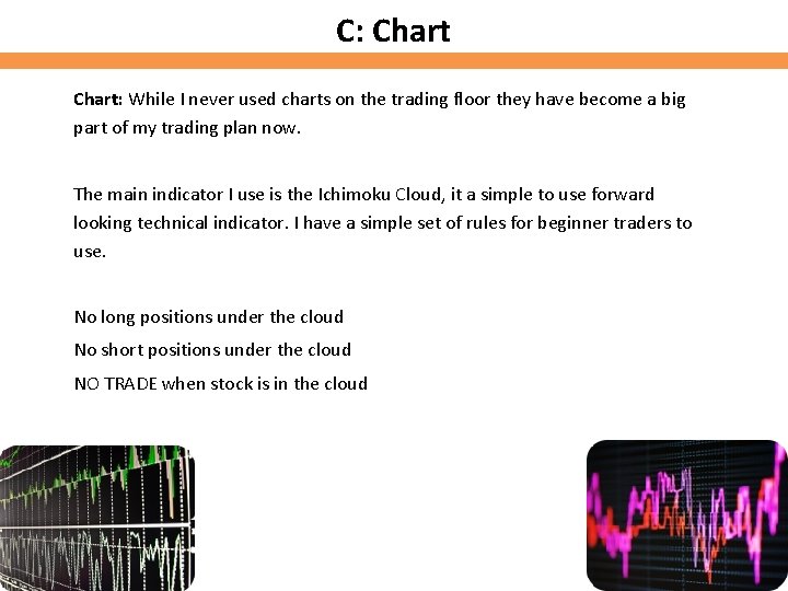 C: Chart: While I never used charts on the trading floor they have become