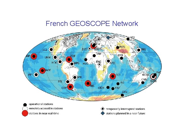 French GEOSCOPE Network 