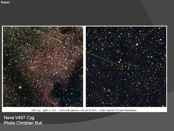 Novae Nova V 407 Cyg Photo Christian Buil 