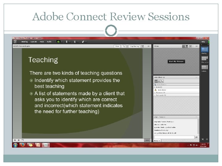 Adobe Connect Review Sessions 