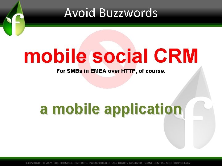 Avoid Buzzwords mobile social CRM For SMBs in EMEA over HTTP, of course. a