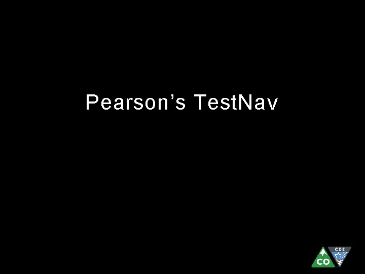 Pearson’s Test. Nav 