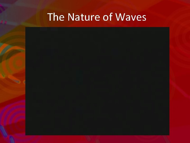 The Nature of Waves 