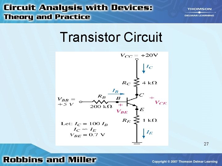 Transistor Circuit 27 