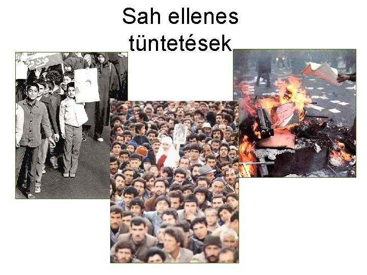 Sah ellenes tüntetések 