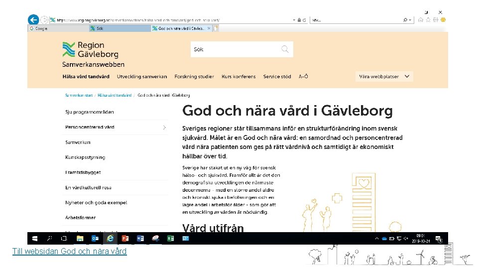 Till websidan God och nära vård 