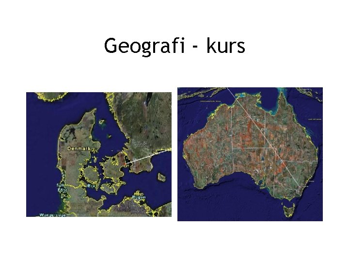 Geografi - kurs 