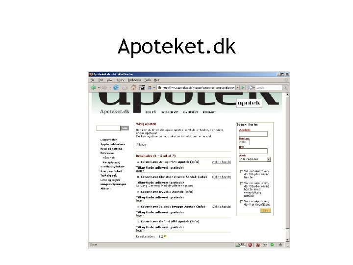 Apoteket. dk 