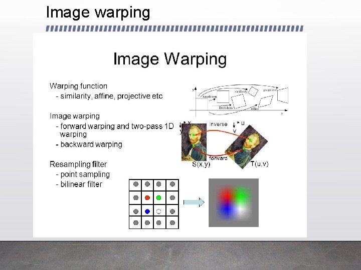 Image warping 