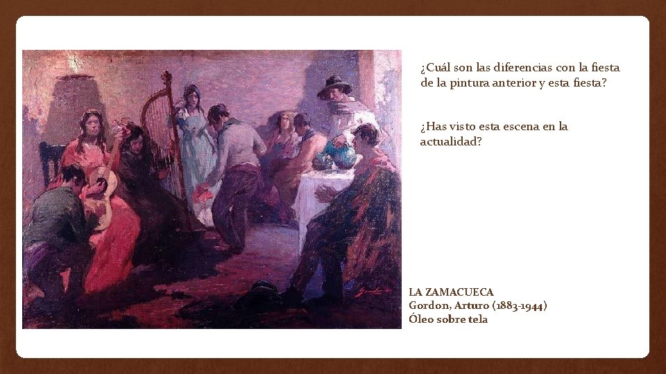 ¿Cuál son las diferencias con la fiesta de la pintura anterior y esta fiesta?