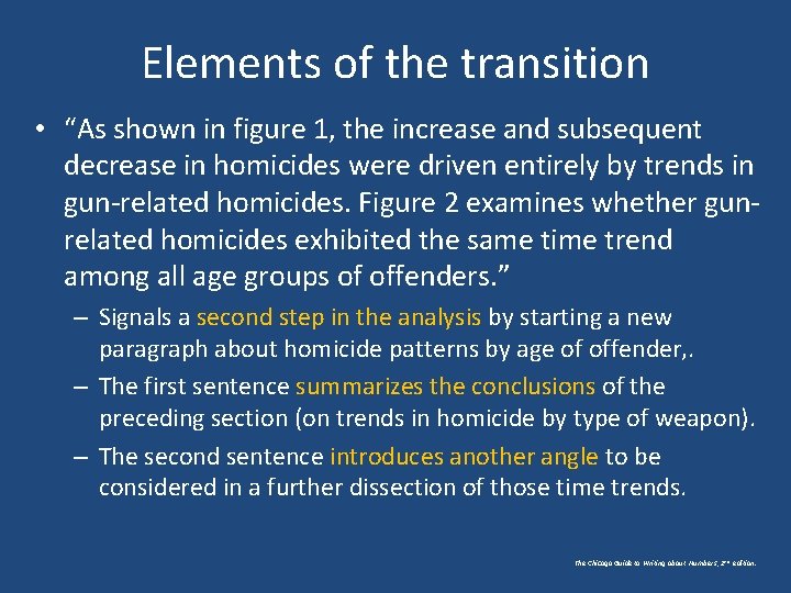 Elements of the transition • “As shown in figure 1, the increase and subsequent Elements of the transition • “As shown in figure 1, the increase and subsequent