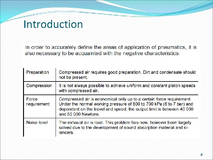 Introduction 8 