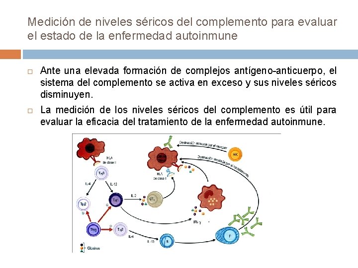 Medición de niveles séricos del complemento para evaluar el estado de la enfermedad autoinmune