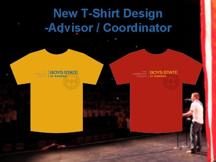 New T-Shirt Design -Advisor / Coordinator 
