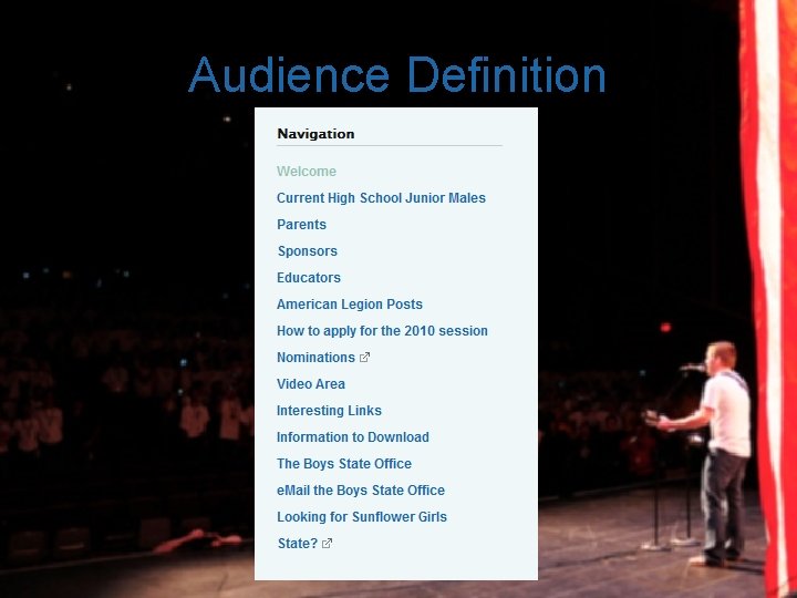 Audience Definition 