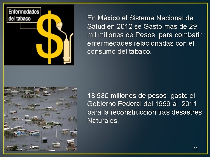 En México el Sistema Nacional de Salud en 2012 se Gasto mas de 29