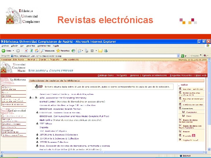 Revistas electrónicas 