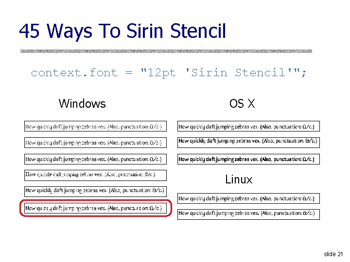 45 Ways To Sirin Stencil context. font = "12 pt 'Sirin Stencil'"; Windows OS