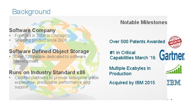 Background Notable Milestones Software Company • • Founded in 2004 in Chicago Shipping product Background Notable Milestones Software Company • • Founded in 2004 in Chicago Shipping product