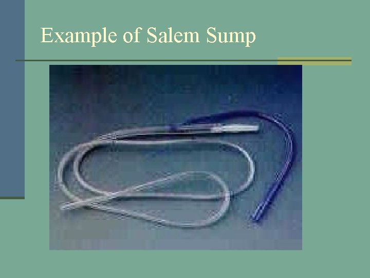 Example of Salem Sump 