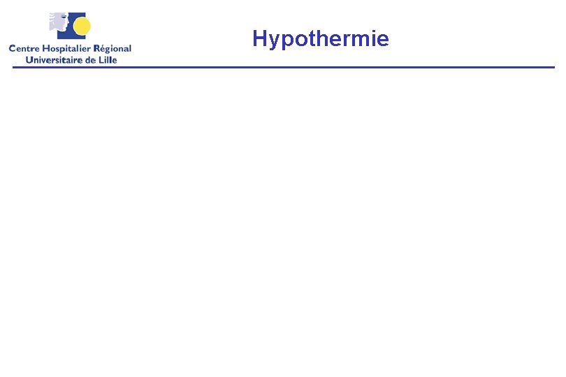 Hypothermie 