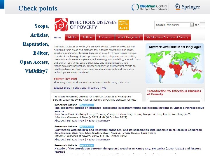 Check points Scope, Articles, Reputation, Editor, Open Access, Visibility?  Check points Scope, Articles, Reputation, Editor, Open Access, Visibility?