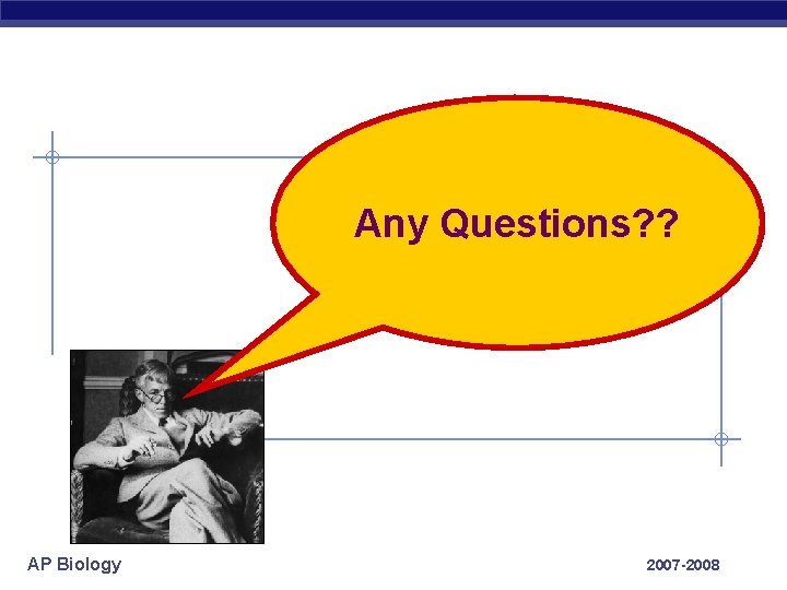 Any Questions? ? AP Biology 2007 -2008 