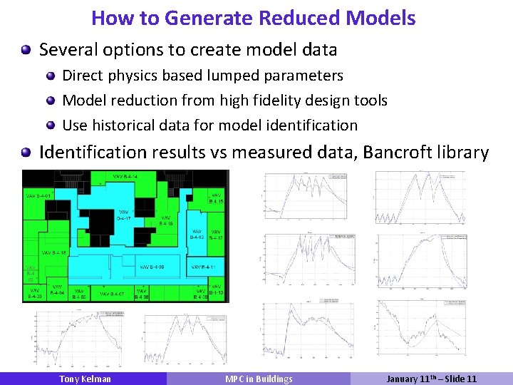 How to Generate Reduced Models Several options to create model data Direct physics based