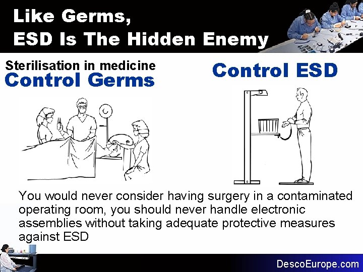 Like Germs, ESD Is The Hidden Enemy Sterilisation in medicine Control Germs Control ESD Like Germs, ESD Is The Hidden Enemy Sterilisation in medicine Control Germs Control ESD