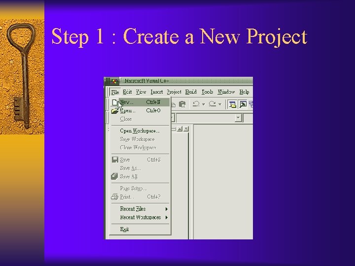 Step 1 : Create a New Project 