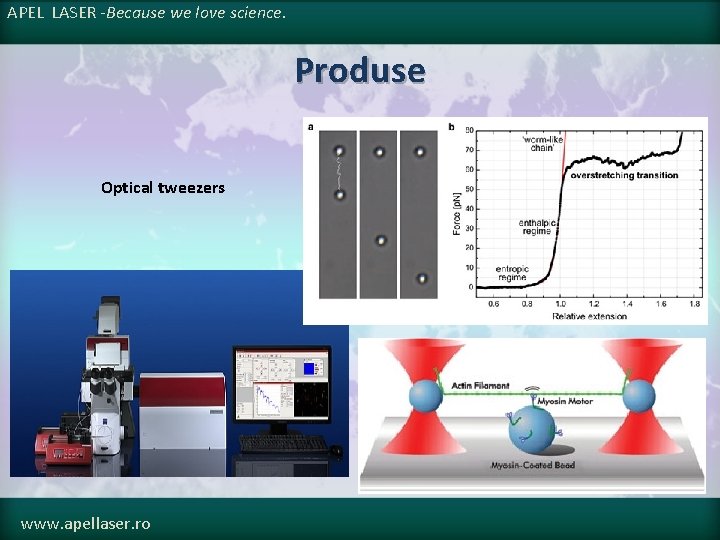 APEL LASER -Because we love science. Produse Optical tweezers www. apellaser. ro 