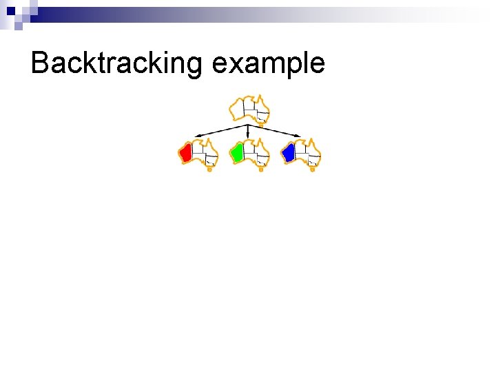 Backtracking example 