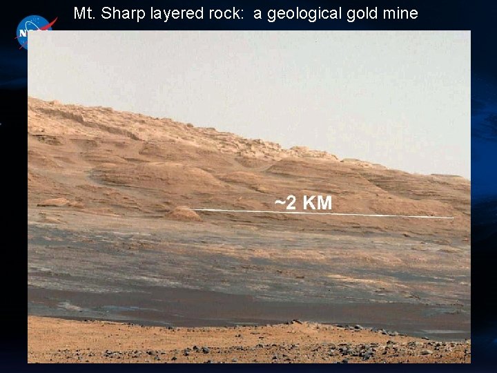 Mt. Sharp layered rock: a geological gold mine 