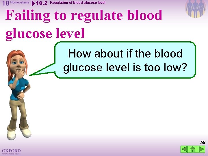 18. 2 Regulation of blood glucose level Failing to regulate blood glucose level How