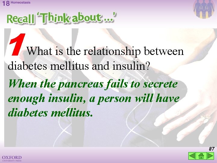 1 What is the relationship between diabetes mellitus and insulin? When the pancreas fails