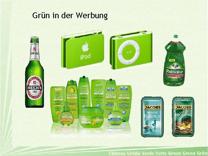 Grün in der Werbung 